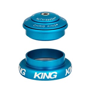 CHRIS KING Inset 7 ZS 44mm│EC 44mm OD 1-1/8"│1-1/2" Headset - Matte Turquoise